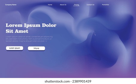 Abstract gradient background. Minimal modern design. Landing page template. Vector illustration. Eps10
