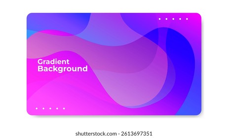 Abstract gradient background in minimalist modern style