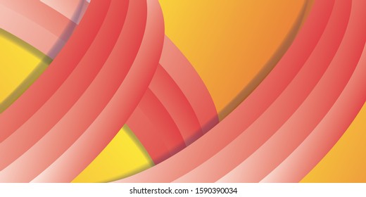 Abstract gradient background. Modern curved lines graphic design.