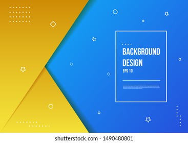 Abstract gradient background with modern geometric dynamic motion style Suitable For Wallpaper, Banner, Background, Card, Book Illustration, landing page