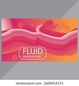Abstract gradient background. Neon color fluid with mesh gradation. Yellow, violet, orange, turquoise shape. Vibrant liquid texture with blur light. Blue, purple, 
