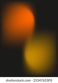 Fundo de gradiente abstrato de cor laranja e dourada. Design de composição de forma curvada de beleza para banner, cartaz, brochura, digital, página, superfície, decoração, publicidade, cabeçalho, display, convite