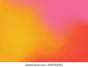 abstract gradient background orange yellow and pink colors vector blur illustration wallpaper poster banner
