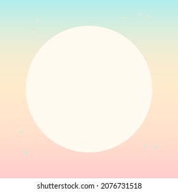 Abstract gradient background. Pastel tones. Space for text. Vector illustration.