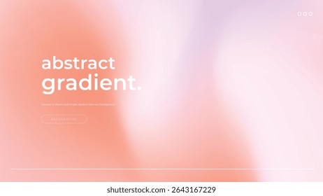 Abstract Gradient Background in Peach and Pink Colors.