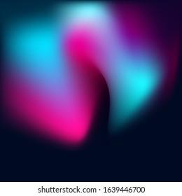 Abstract gradient background, pink and blue fluid, vector illustration.