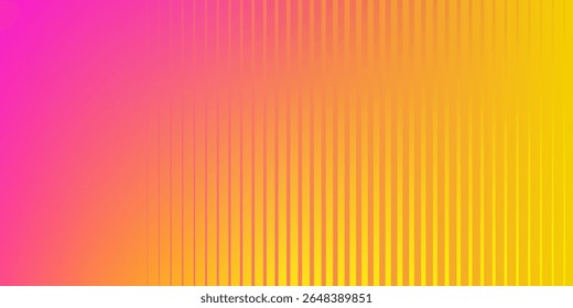 Abstract Gradient Background Pink, Orange, Yellow Stripes