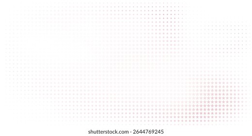 Abstract Gradient Background with Pink Star Pattern Design