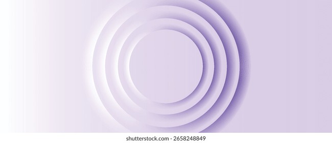 Fondo degradado Abstractas con capas circulares púrpuras y textura suave