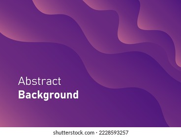 Abstract gradient background, purple gradient color and wave line, vector background illustration template for website, banner, poster, backdrop