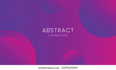 Abstract Gradient Background in Purple and Pink for Modern Graphic Design and Web Use
