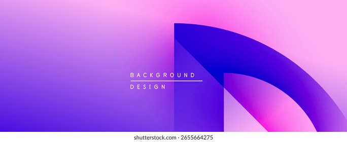 Fondo de gradiente Abstractas. Los tonos púrpuras y rosados se mezclan suavemente. El texto lee el diseño de fondo. Estética moderna y minimalista.