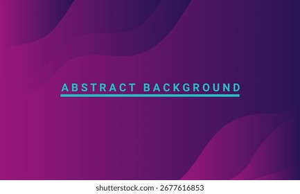 Fundo de gradiente abstrato com roxo e azul ondulado formas ondas fluido