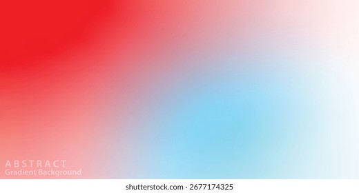 Abstract gradient background, red and blue color blend, soft smooth texture, modern minimal design, calm and vibrant mood