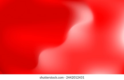 Abstract gradient background of red colors. Wavy shape composition illustration for banner, poster, brochure, digital, web, page, surface, decoration