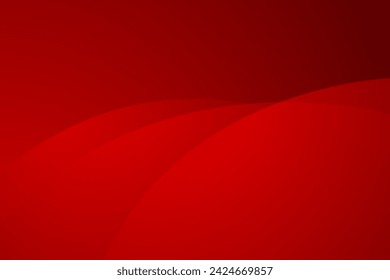 Abstract gradient background with red wave and black shadow color. Vector illustration