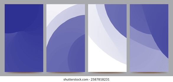 abstract gradient background set for banner, poster, brochurre, flyer, template, design, etc