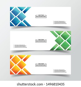 Abstract Gradient background set vector