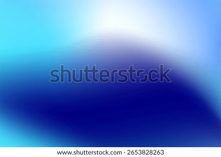 Abstract Gradient Background in Shades of Blue and White