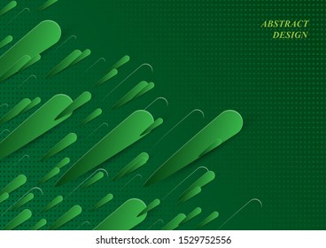 Abstract gradient background in shades of green for the design of brochures presentations and printed materials.