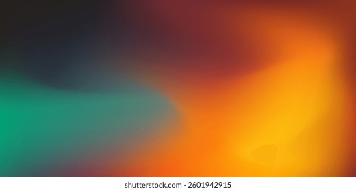 abstract gradient background with smooth color transitions blending warm and cool tones, including deep blues, fiery oranges, and soft yellows. Perfect for digital art, design, and creative projects.