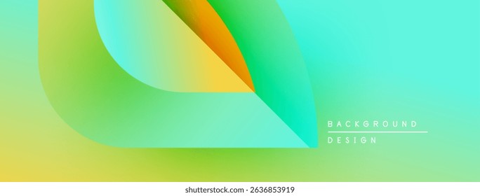 Abstract gradient background. Smooth color transitions, flowing shapes create modern visual effect. Minimalist design, vibrant hues.