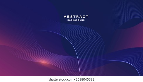 Abstract gradient background with smooth flowing lines in vibrant color.