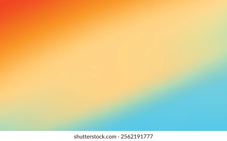 Abstract gradient background with smooth transitions between teal, cream, and warm orange tones, evoking a tranquil and dreamy atmosphere