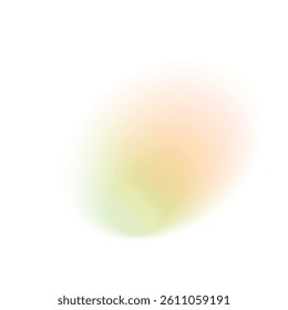 Abstract gradient background with soft blue and yellow color transition, blurred fluid shapes, grainy watercolor texture, neon light effect. Flat vector illustration isolated