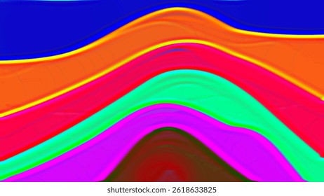 Abstract gradient background with soft brush texture. A colorful blend of blue, purple, pink, and orange hues creating a dreamy and artistic atmosphere.