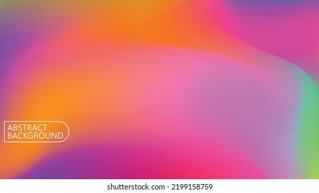 abstract gradient  background. Soft Color trendy, Modern screen Colorful vector, Nature backdrop. illustration for graphic design, banner, poster, mobile app, dynamic cover, blurred Abstract bright