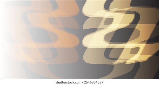 Abstract gradient background with soft curved shapes in orange, beige, and gray tones, creating a smooth flowing layered design.