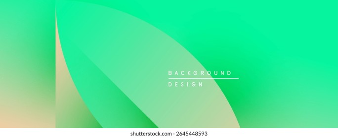 Abstract gradient background. Soft curves blend light green, beige tones. Minimalist design with text overlaybackground, design. Simple, modern aesthetic.