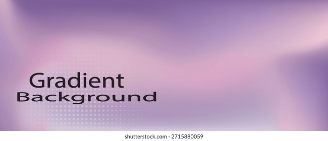 Fundo de gradiente abstrato em tons suaves e elegantes de rosa e roxo para cartazes e papéis de parede.