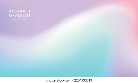 Abstract gradient background with soft pastel colors. 