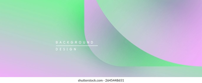 Abstract gradient background. Soft pastel colors blend, creating smooth transitions. Minimalist design with text overlay. Modern aesthetic.