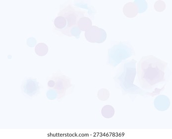 Fundo de gradiente abstrato com cores pastel suaves, efeito bokeh sutil e design minimalista moderno, evocando uma atmosfera calma e serena