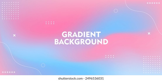 Abstract gradient background in soft pink and blue colors. Perfect for modern and minimalist designs.