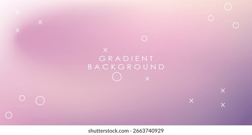 Abstract gradient background in soft pink and purple hues. modern design