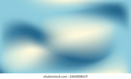 Abstract gradient background with soft transitions from blue to white. Vector illustration. For covers, wallpapers, brands, social media, background and more.