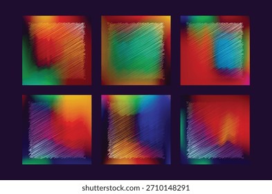 Fondo degradado Abstractas con colores pastel arremolinados, texturas suaves y partículas brillantes sutiles