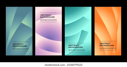 abstract gradient background template. Modern wallpaper design for social media, flyer, flyer, banner