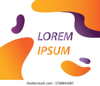 Abstract gradient background templates for cover, flayer, decorations and post cards