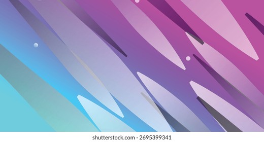 Fundo de gradiente abstrato com formas elípticas transparentes