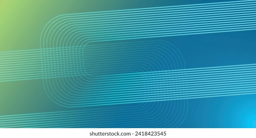 Abstract gradient background with transparent geometric lines. Modern shiny diagonal rounded lines pattern. Futuristic concept. Suit for poster, cover, banner, brochure, website. Vector illustration 