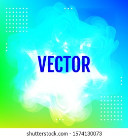 Abstract gradient background with trend colors. Vector.