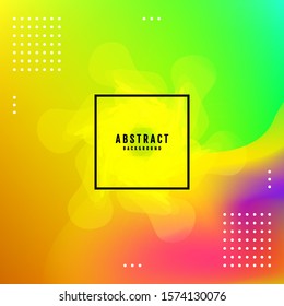 Abstract gradient background with trend colors. Vector.