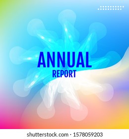 Abstract gradient background with trend colors. Vector.