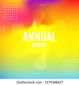 Abstract gradient background with trend colors. Vector.