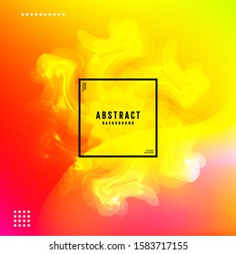 Abstract gradient background with trend colors. Vector.